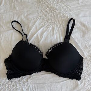 Calvin Klein Black Lace Trim Bra